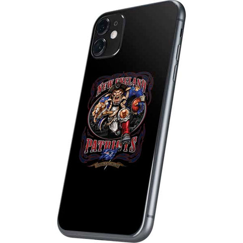 Liquid Blue NFL New England Patriots Running Back iPhone 11 Skin